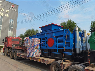 1212全液壓對輥制砂機(jī)生產(chǎn)現(xiàn)場